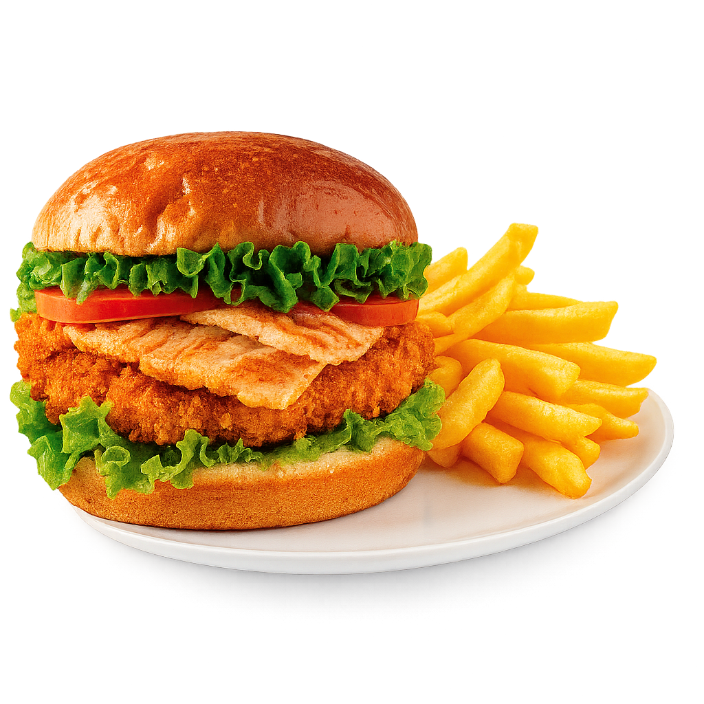 Burger filets poulet