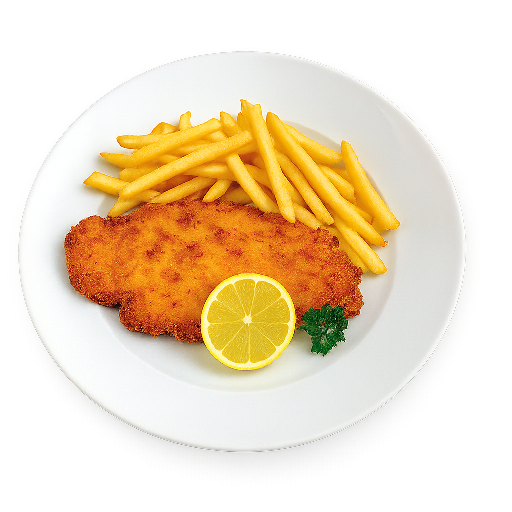 Poulet ou Veau* - Escalope milanaise